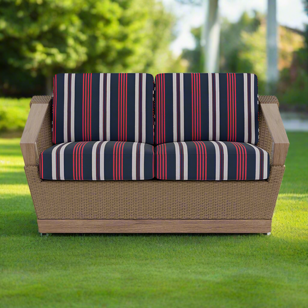 Lloyd Flanders Charisma Wicker Outdoor Loveseat
