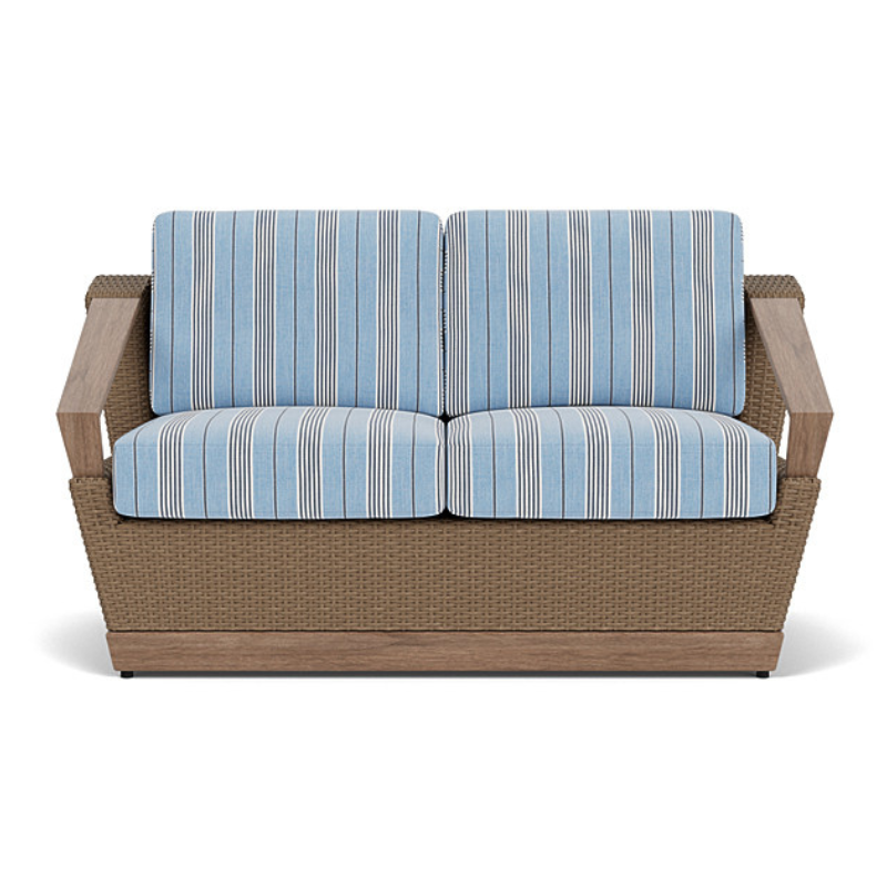 Lloyd Flanders Charisma Wicker Outdoor Loveseat
