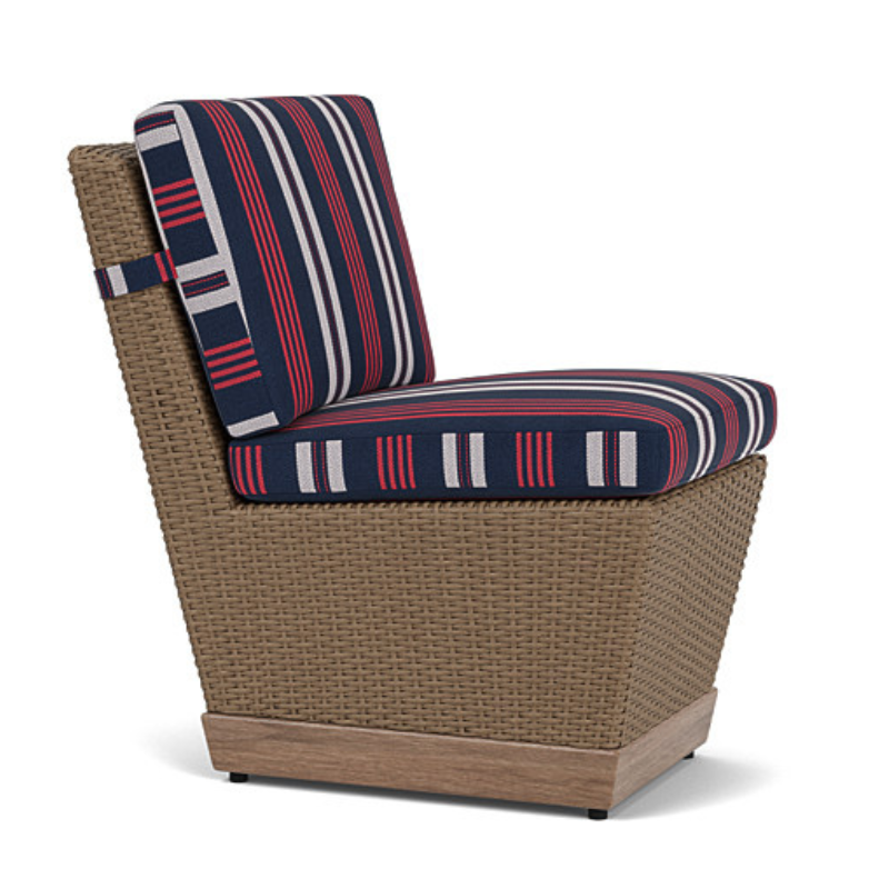 Lloyd Flanders Charisma Wicker Outdoor Armless Dining Chair