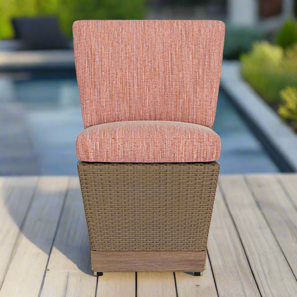 Lloyd Flanders Charisma Wicker Outdoor Armless Dining Chair