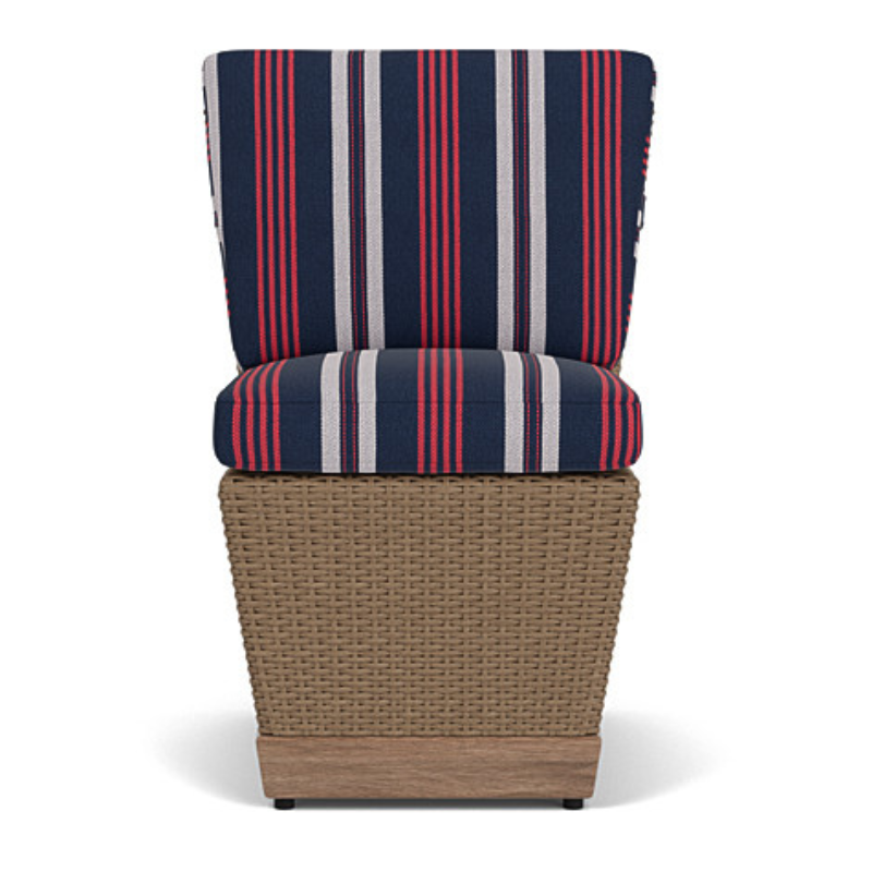 Lloyd Flanders Charisma Wicker Outdoor Armless Dining Chair