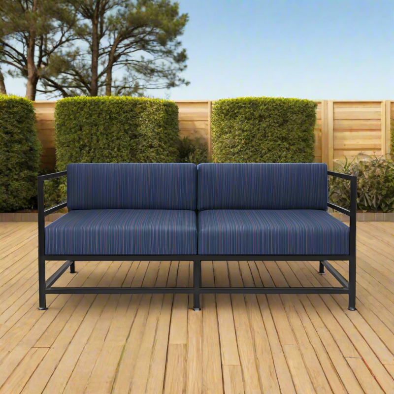DecoScape Delano Aluminum Outdoor Loveseat