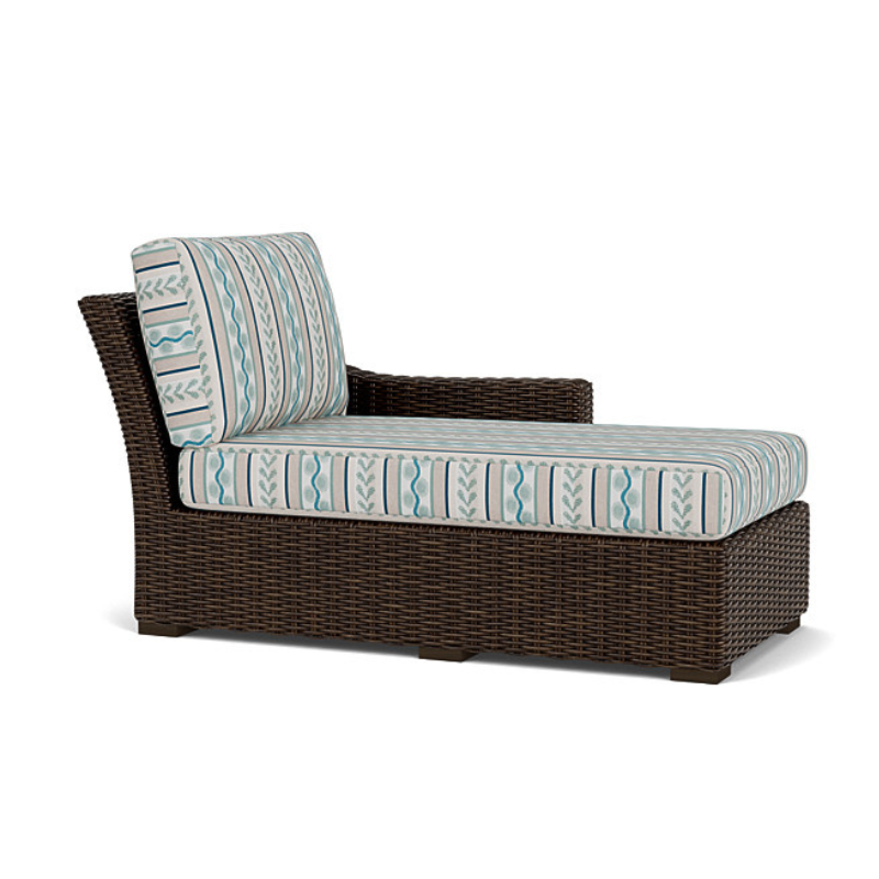 Lloyd Flanders Mesa Woven Vinyl Left Arm Chaise
