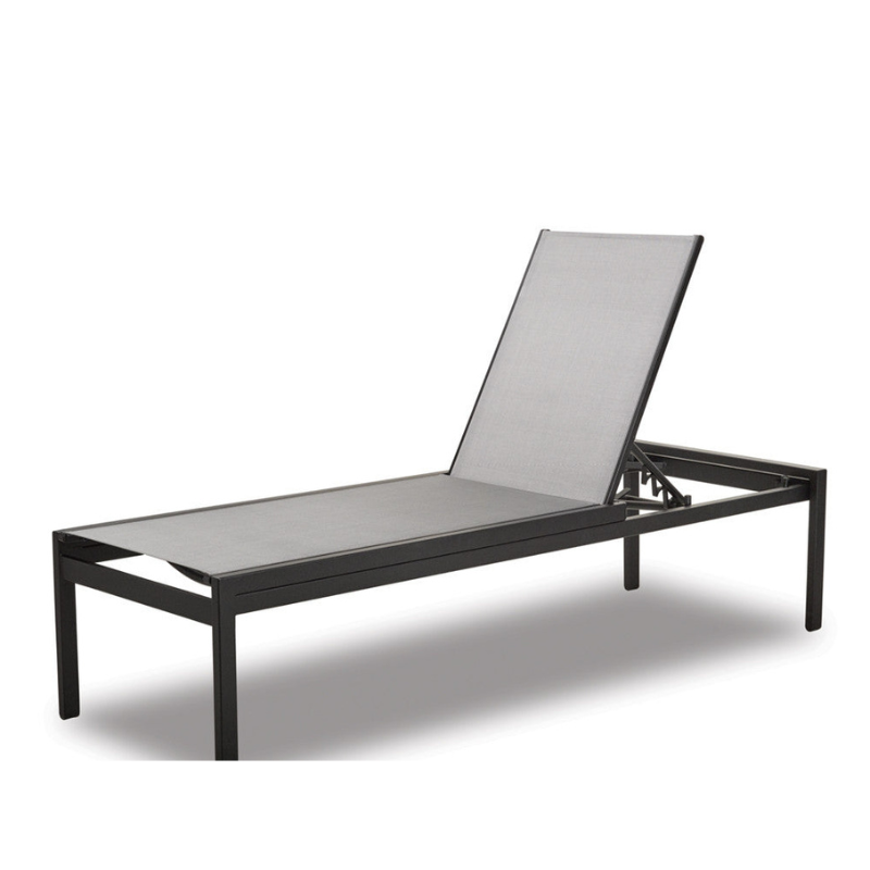 Telescope Casual Kendall Sling Stacking High Bed Armless Chaise