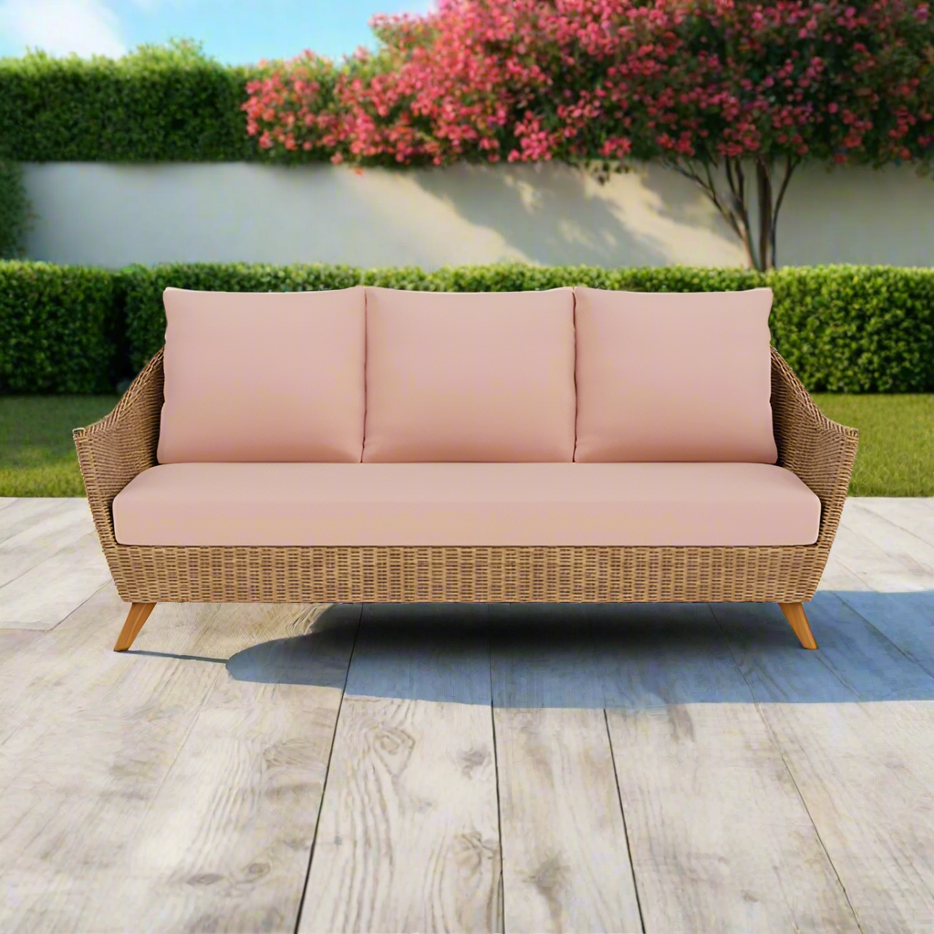Lloyd Flanders Tobago Woven Vinyl Outdoor Sofa