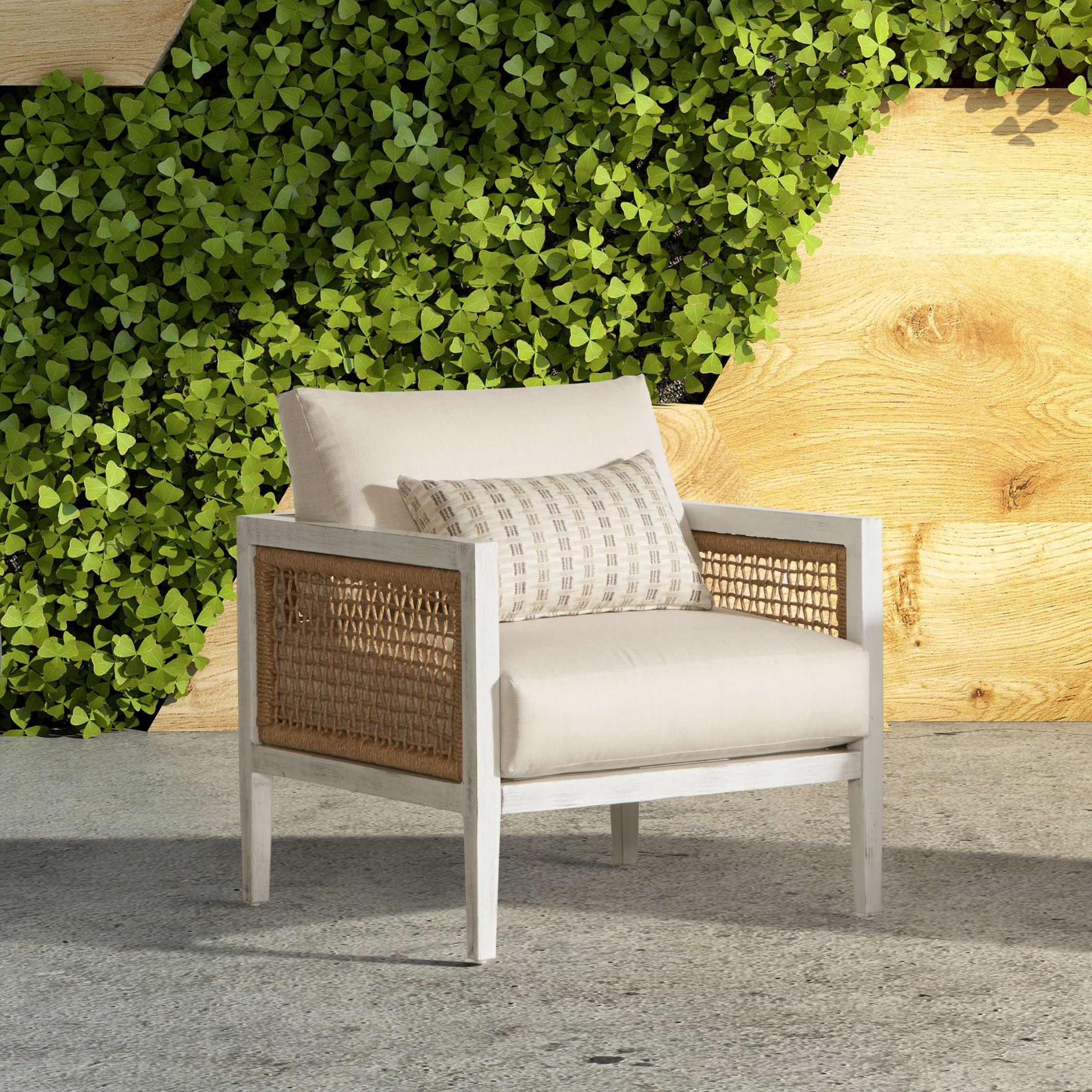 South Sea Rattan Aluminum Outdoor Veda Chair