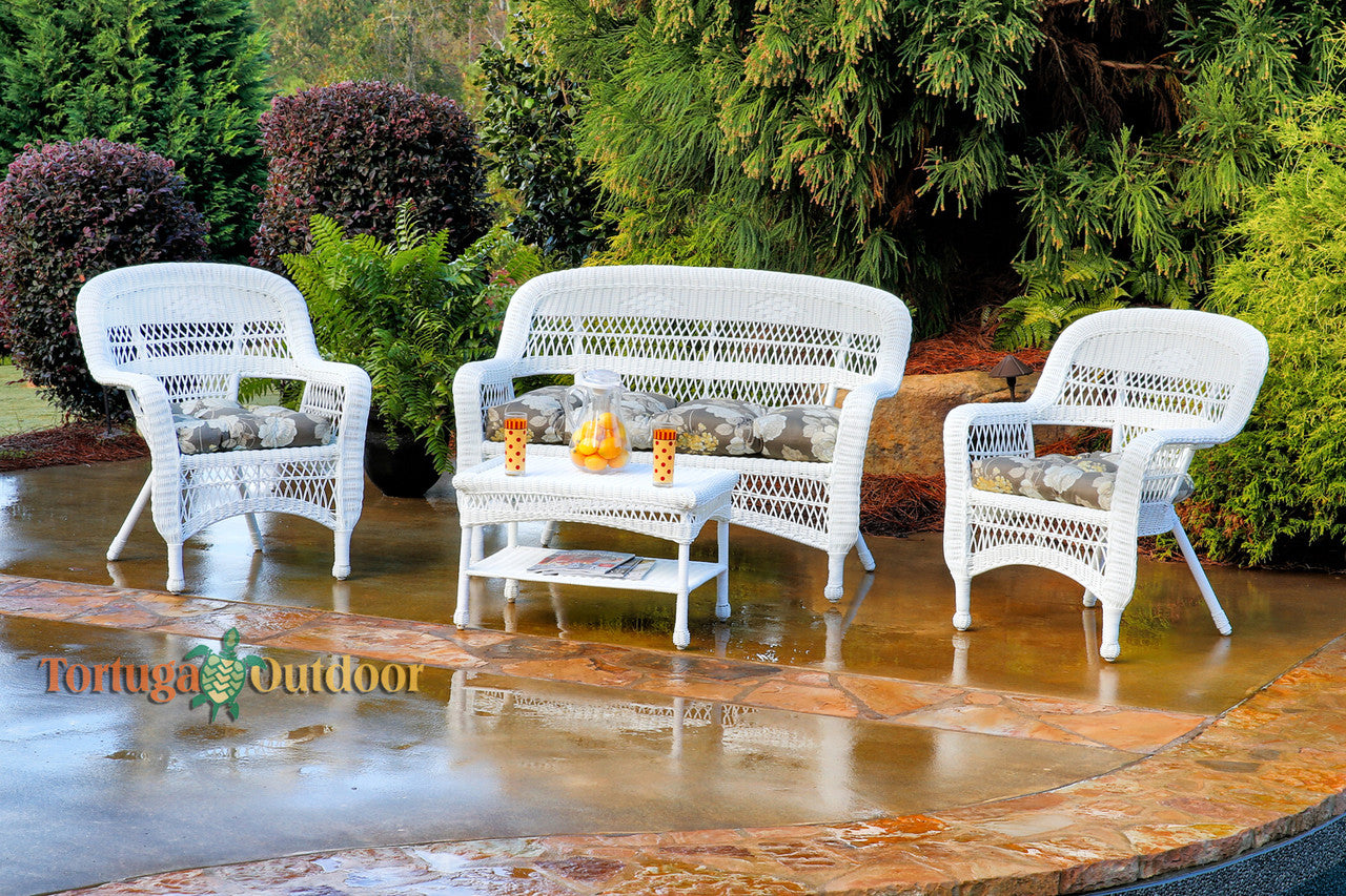 Tortuga Outdoor Portside Resin Wicker Patio Set