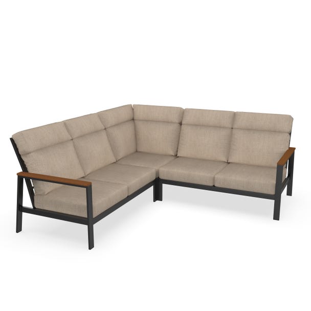 NorthCape International Windsor Aluminum Outdoor 5-Person Sectional Patio Set