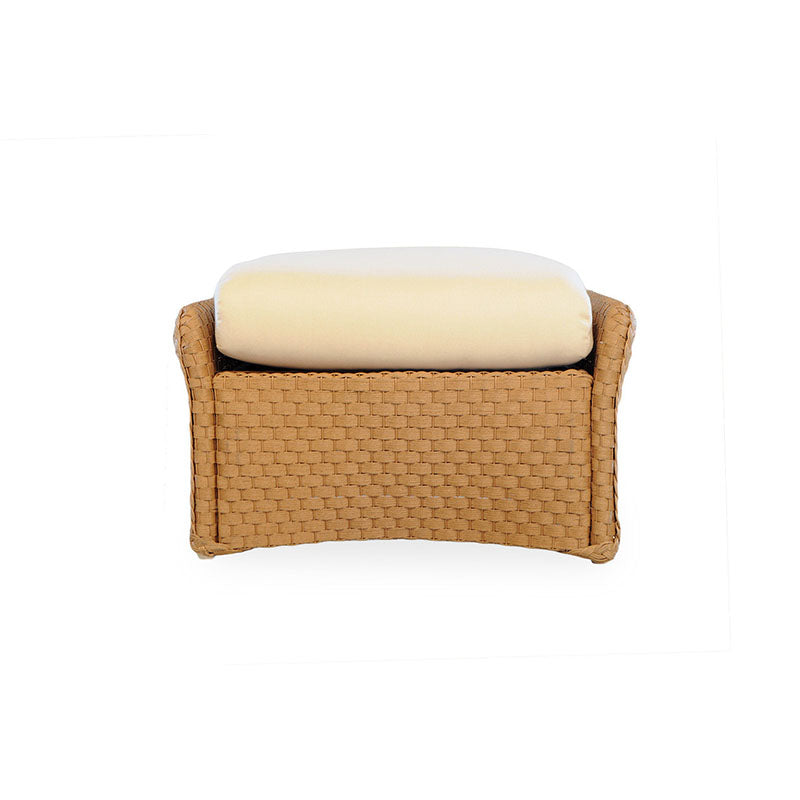 Lloyd Flanders Weekend Retreat Woven Outdoor Ottoman