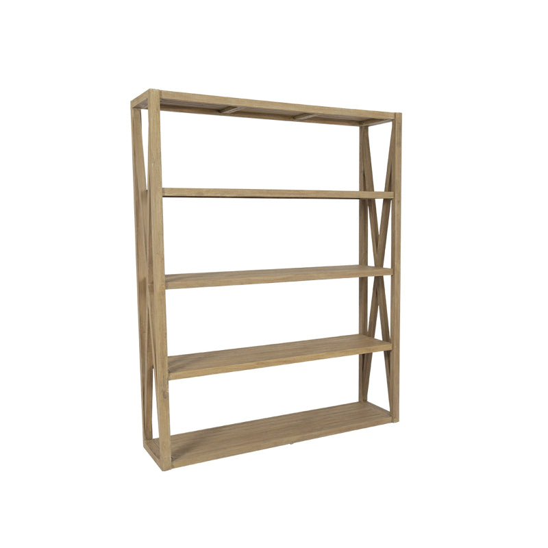 Sunset West Coastal Teak X Outdoor Bookcase