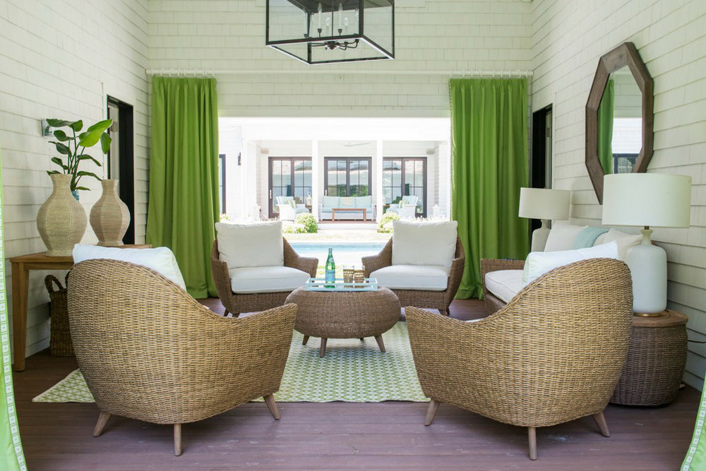 Lloyd Flanders Tobago Woven Vinyl Outdoor Lounge Chair