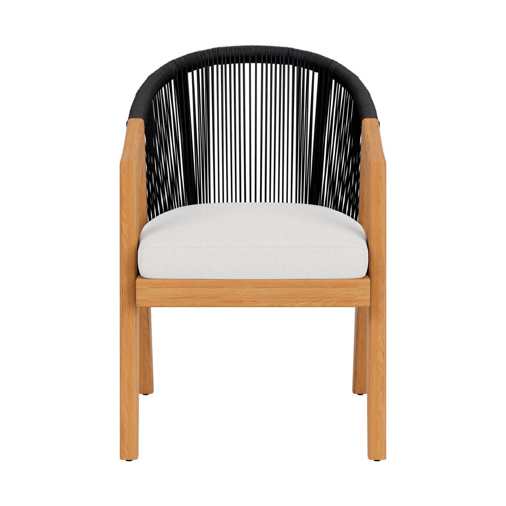 Lloyd Flanders Alpine Wicker Outdoor Dining Armchair