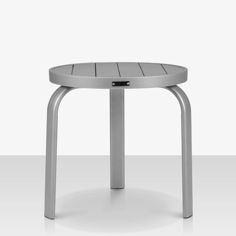 DecoScape Atlantic Slatted Outdoor Aluminum Side Table