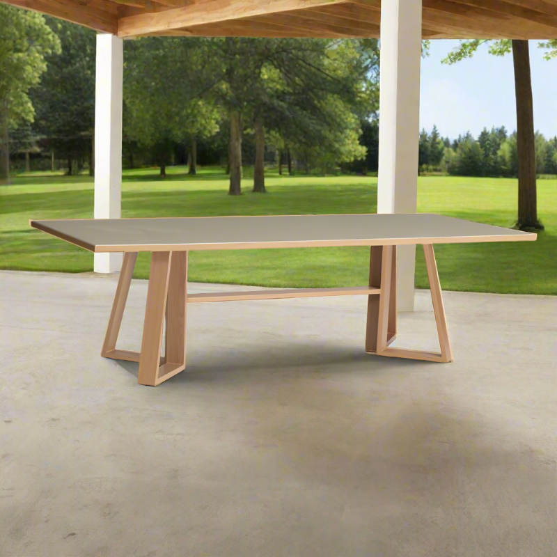 Lloyd Flanders Pursuit Aluminum Outdoor 86" Rectangular Dining Table