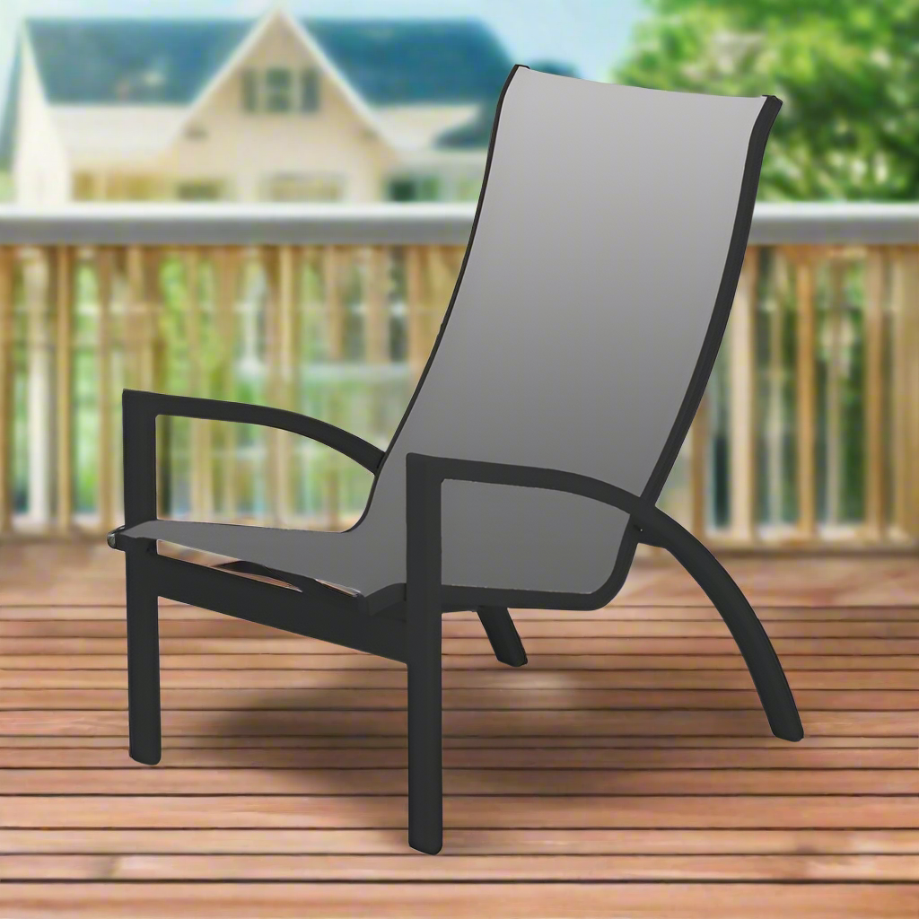 Telescope Casual Kendall Sling Stacking Chat Height Chair