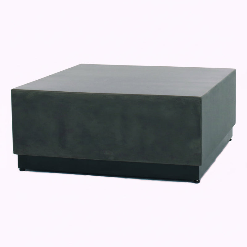 Alfresco Home Crete Aluminum Outdoor 30" Square Coffee Table