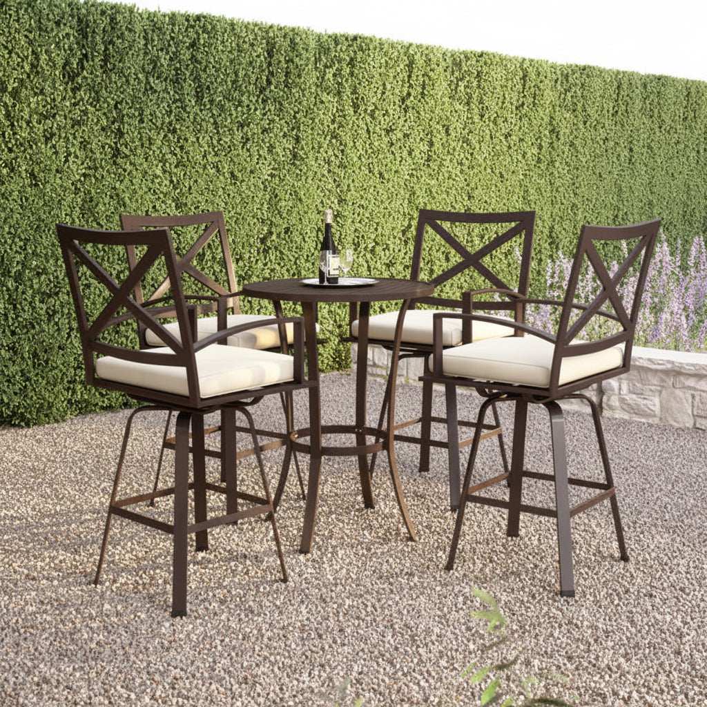 Sunset West La Jolla Aluminum Outdoor Pub Table