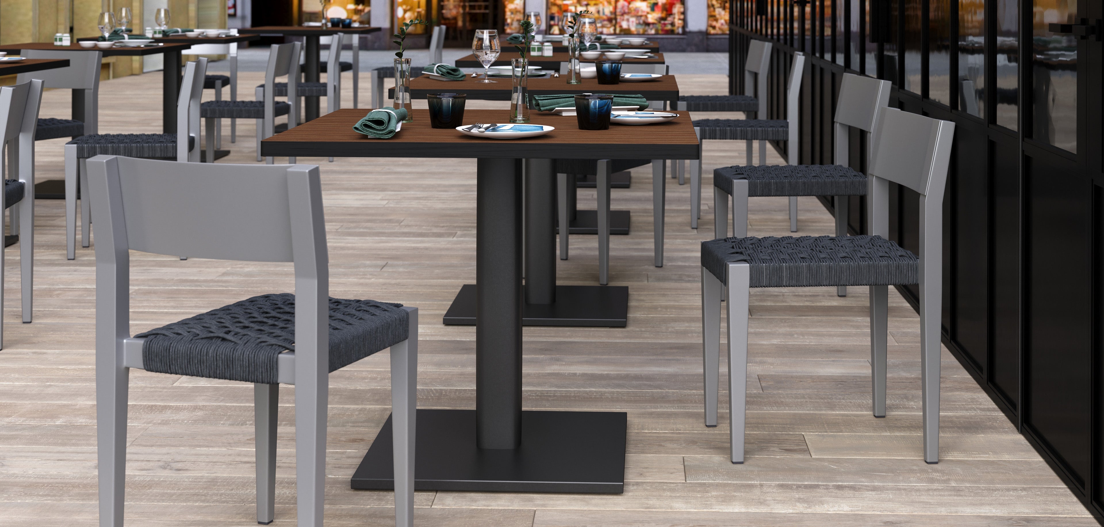 DecoScape Belmont Dining Side Rope Chair