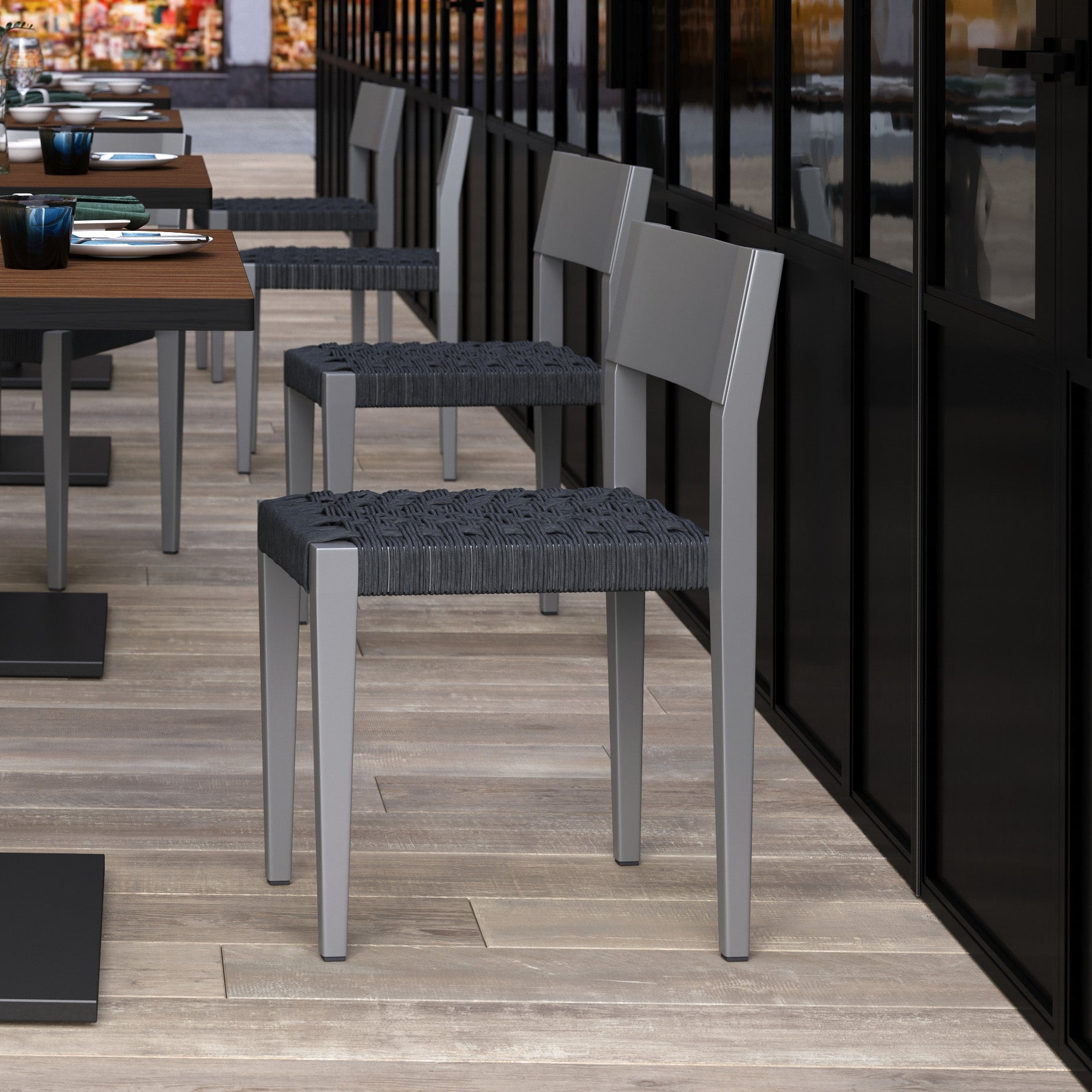 DecoScape Belmont Dining Side Rope Chair