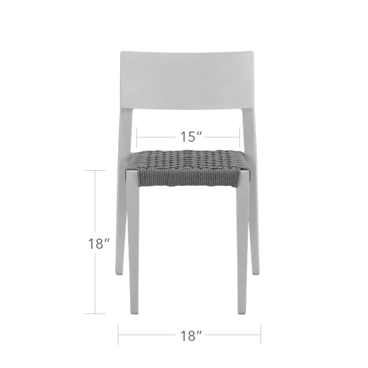 DecoScape Belmont Dining Side Rope Chair