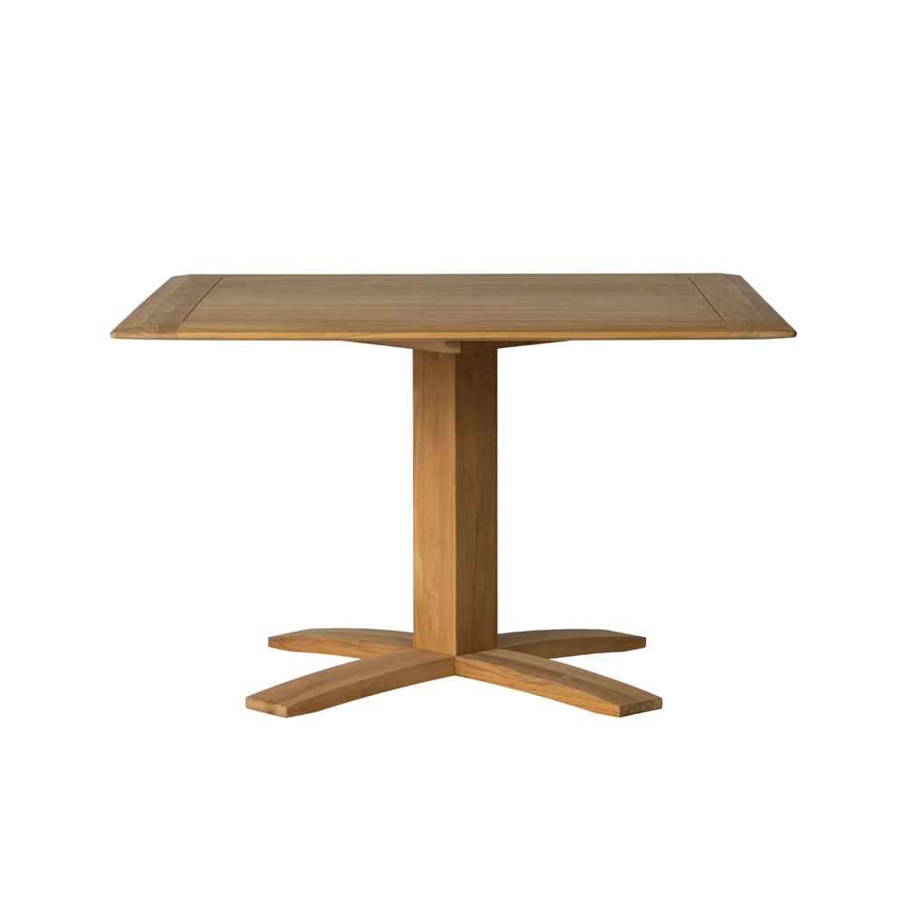 Lloyd Flanders Alpine Wicker Outdoor 48" Pedestal Dining Table
