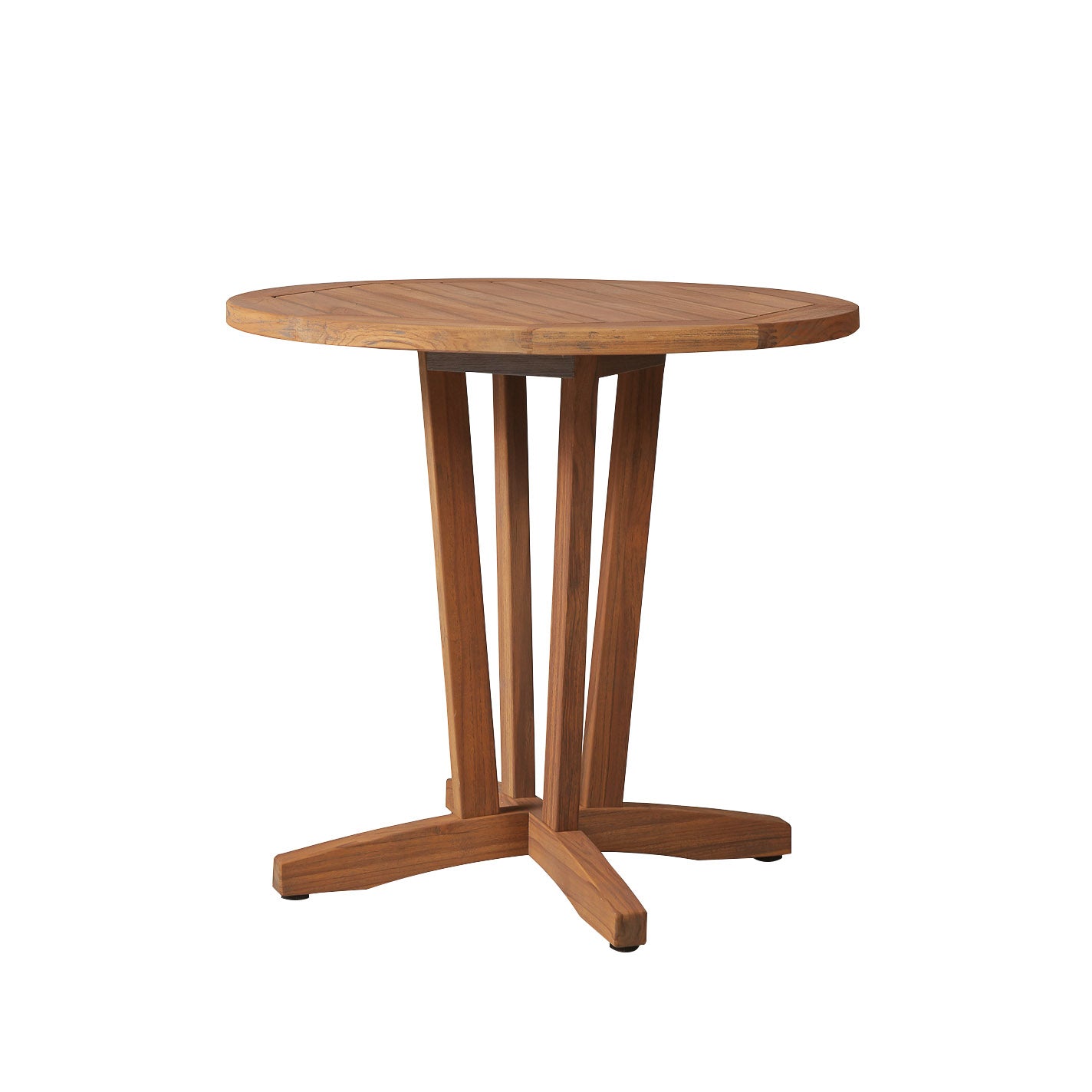 Lloyd Flanders Teak Outdoor 30" Round Bistro Dining Table