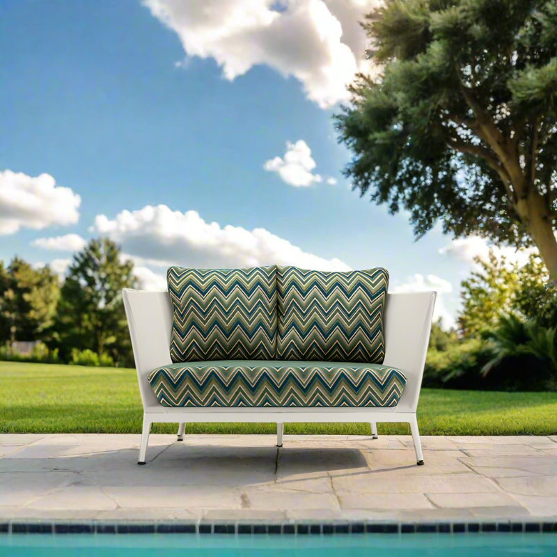 DecoScape Cosmo Aluminum Outdoor Loveseat