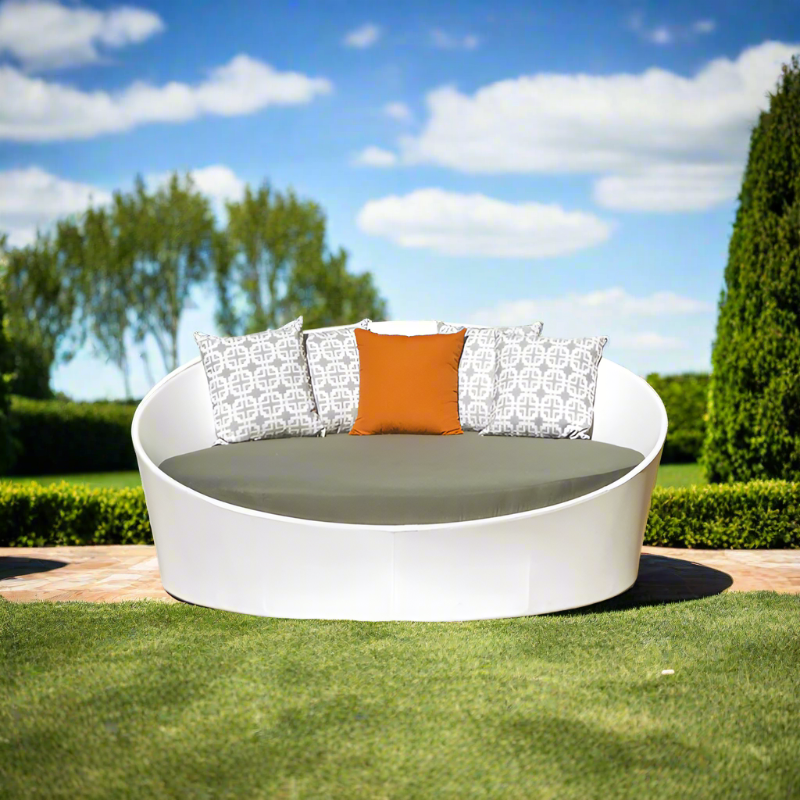 DecoScape Cosmo Powder Coated Aluminum Outdoor Daybed