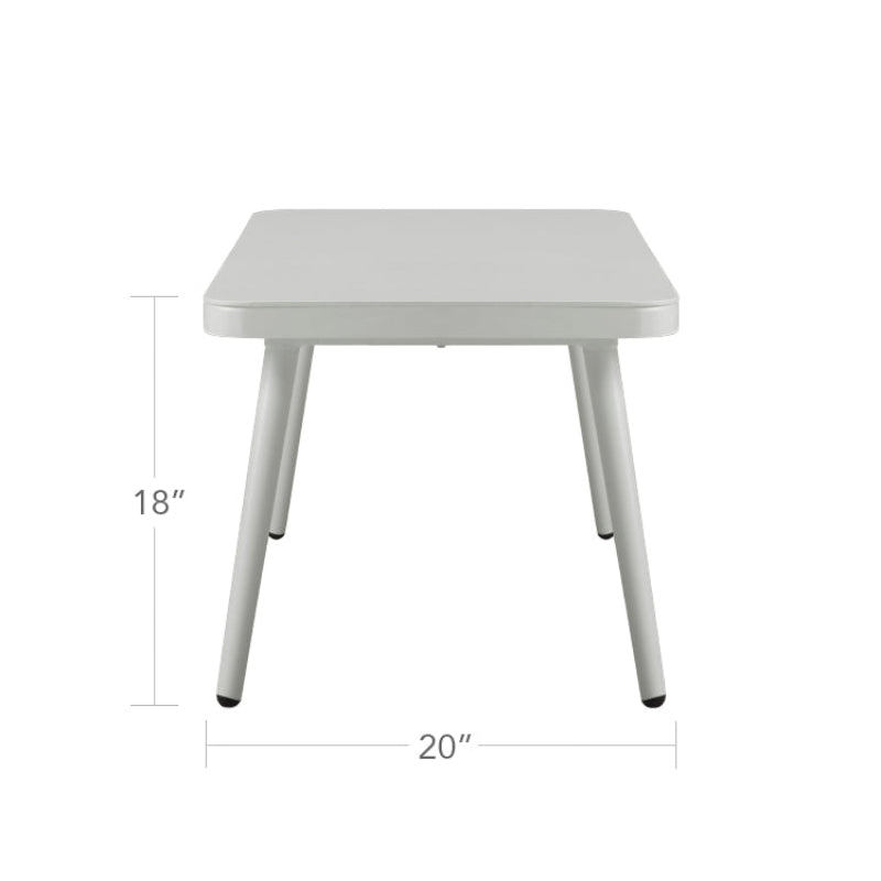 DecoScape Cosmo Aluminum Outdoor End Table