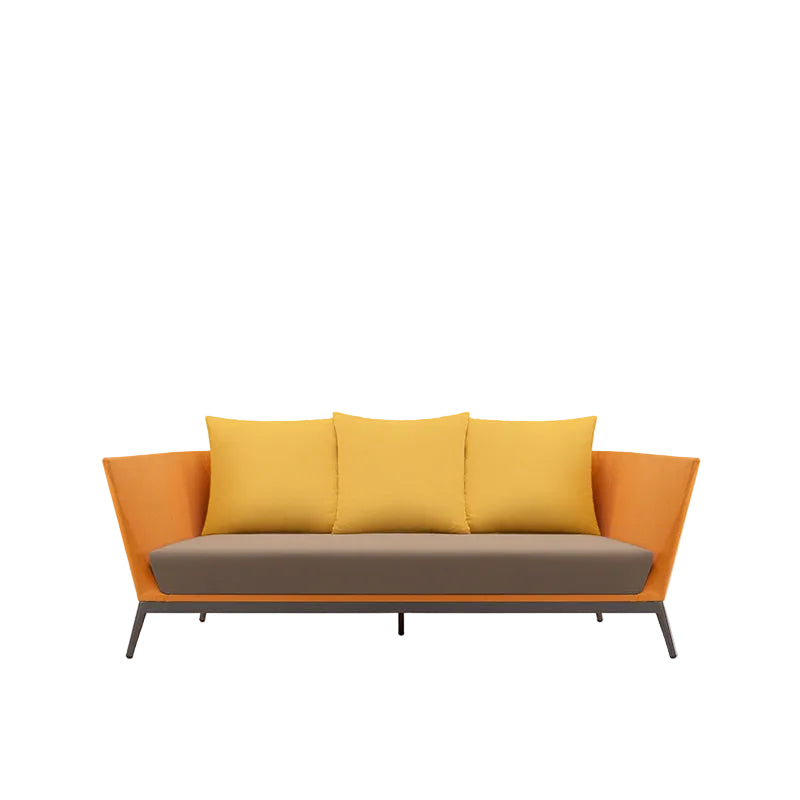 DecoScape Cosmo Powder Coated Aluminum Outdoor Sofa