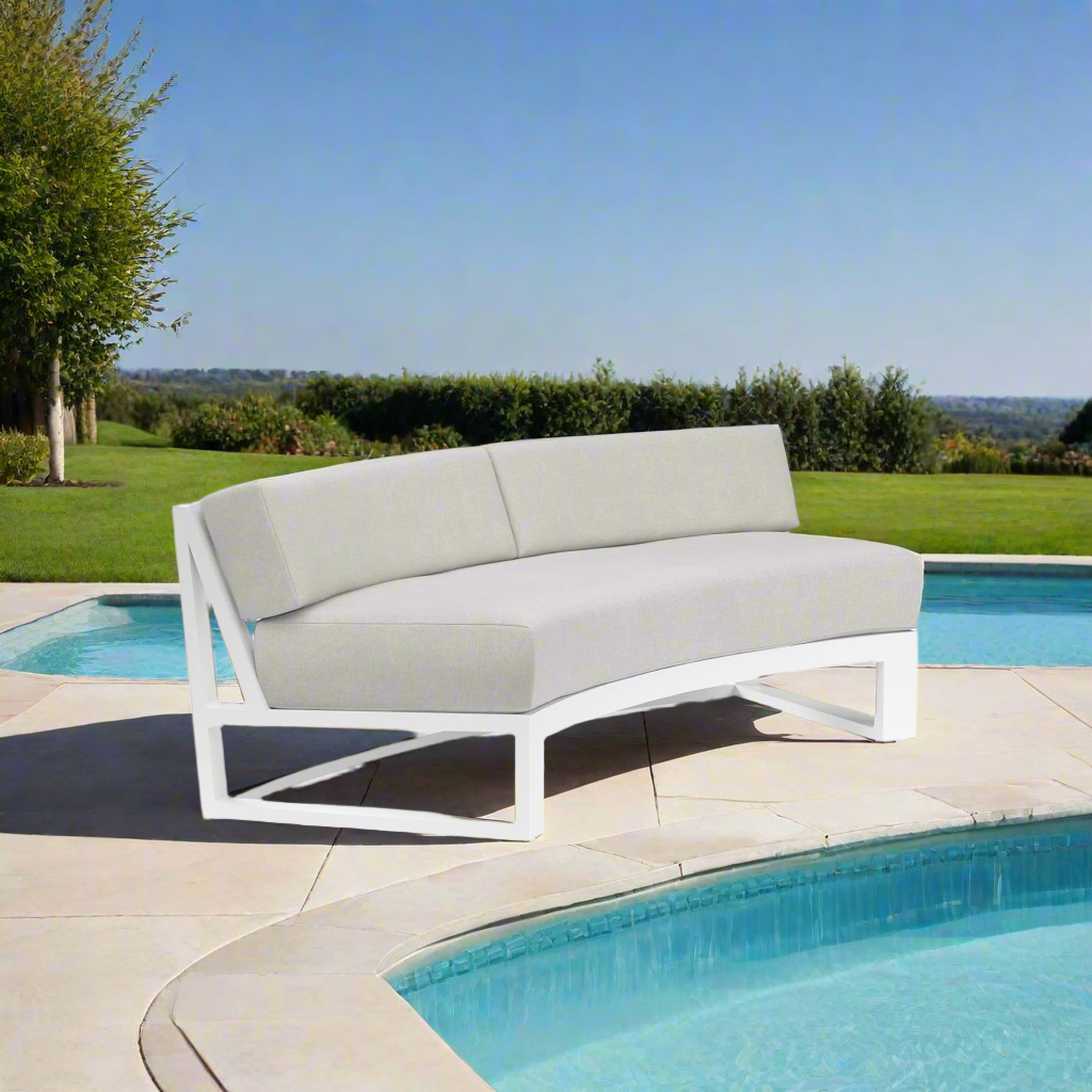 Sunset West Newport Aluminum Outdoor Curve
