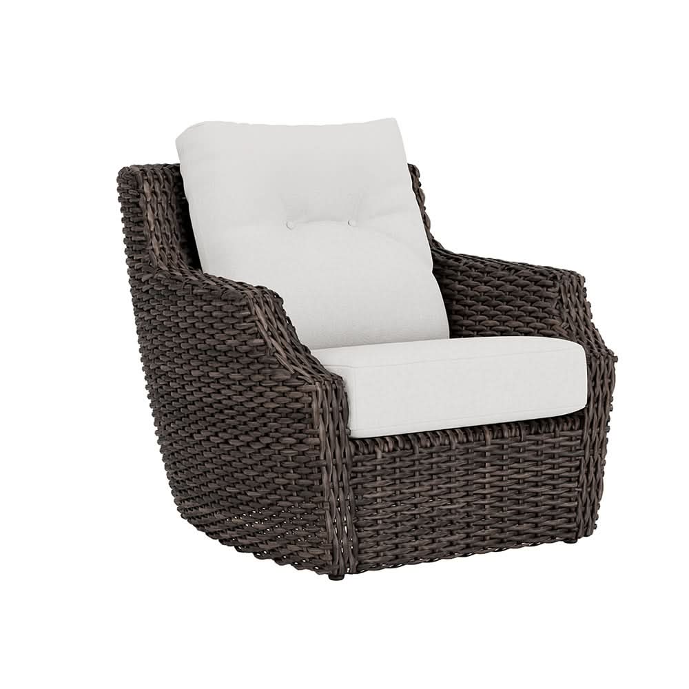 Lloyd Flanders Largo Woven Vinyl Outdoor Lounge Chair