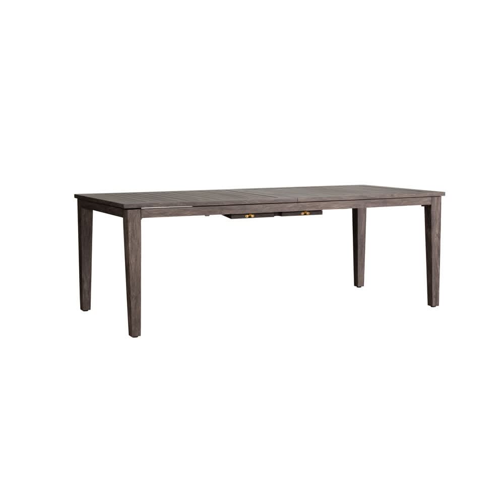 Lloyd Flanders Frontier Aluminum Outdoor 86"-110" Rectangle Butterfly Umbrella Dining Table