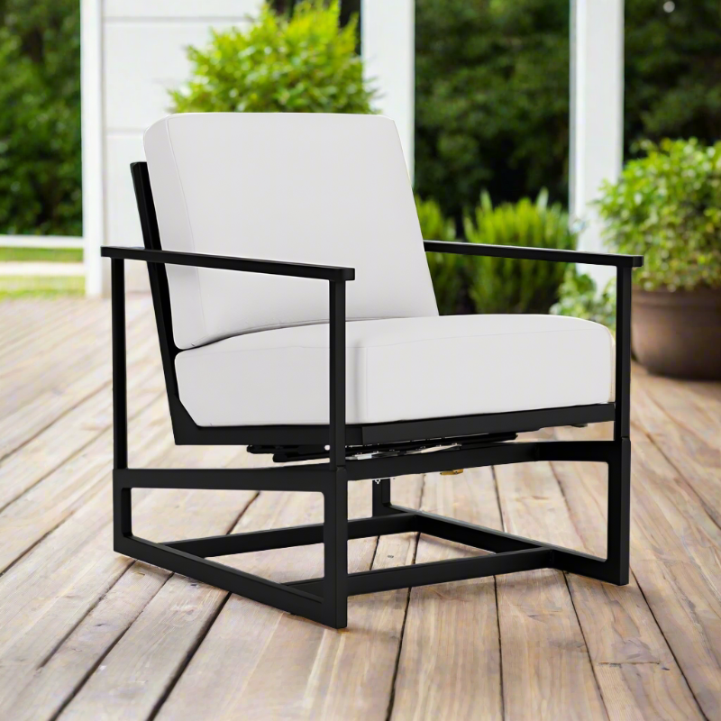 Lloyd Flanders Summit Aluminum Outdoor Spring Rocker Chair