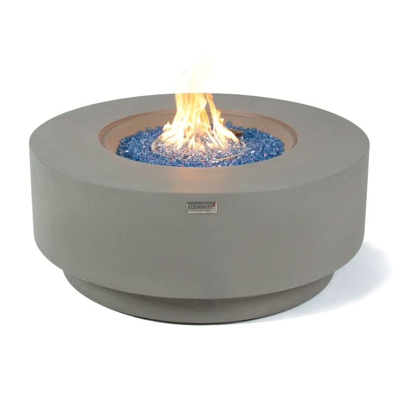 Elementi Plus Colosseo Glass Fiber Reinforced Concrete Outdoor Fire Pit Table