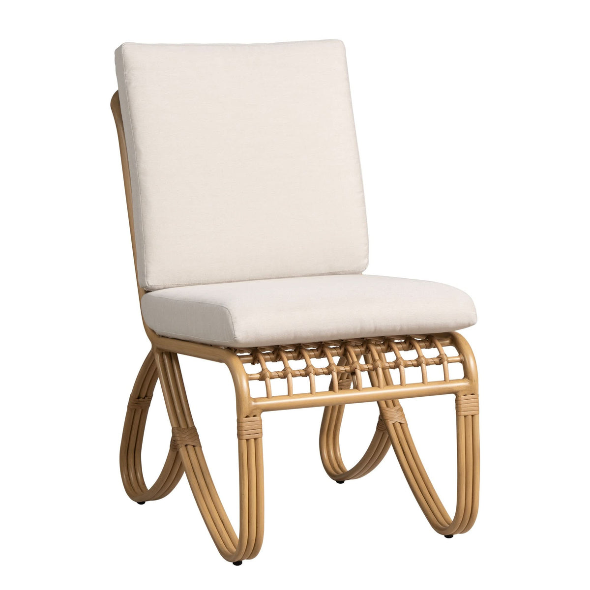 Lloyd Flanders Riviera Aluminum Outdoor Armless Dining Chair
