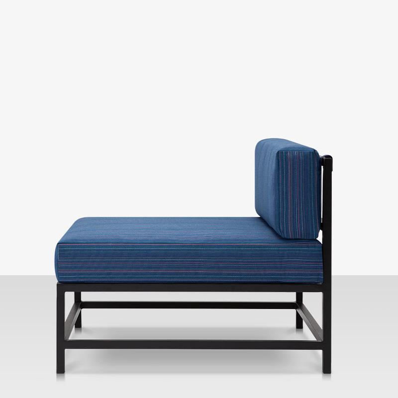 DecoScape Delano Aluminum Outdoor Armless Lounge Chair