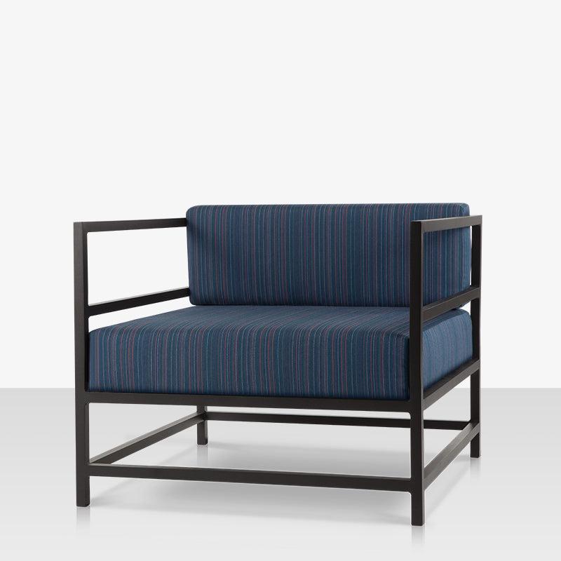 DecoScape Delano Aluminum Outdoor Club Chair
