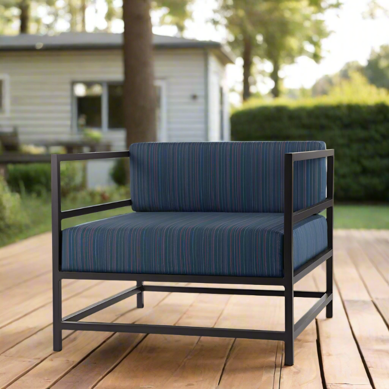 DecoScape Delano Aluminum Outdoor Club Chair