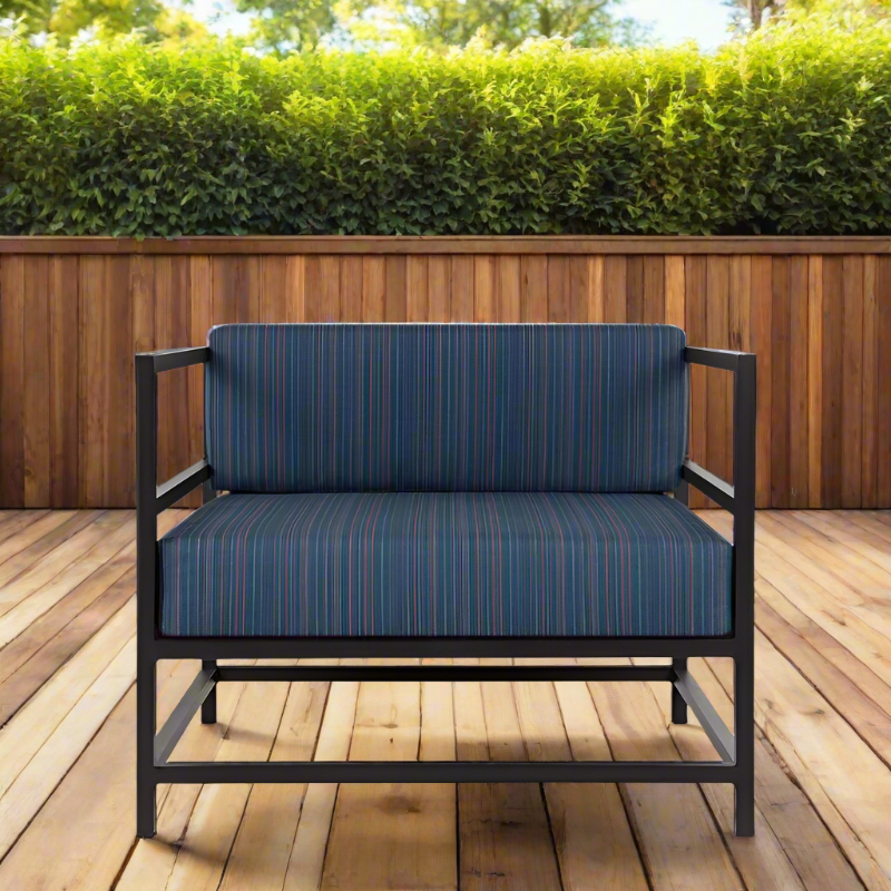 DecoScape Delano Aluminum Outdoor Club Chair
