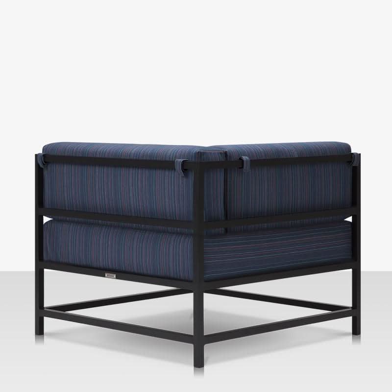 DecoScape Delano Aluminum Outdoor Corner Chair (Square)