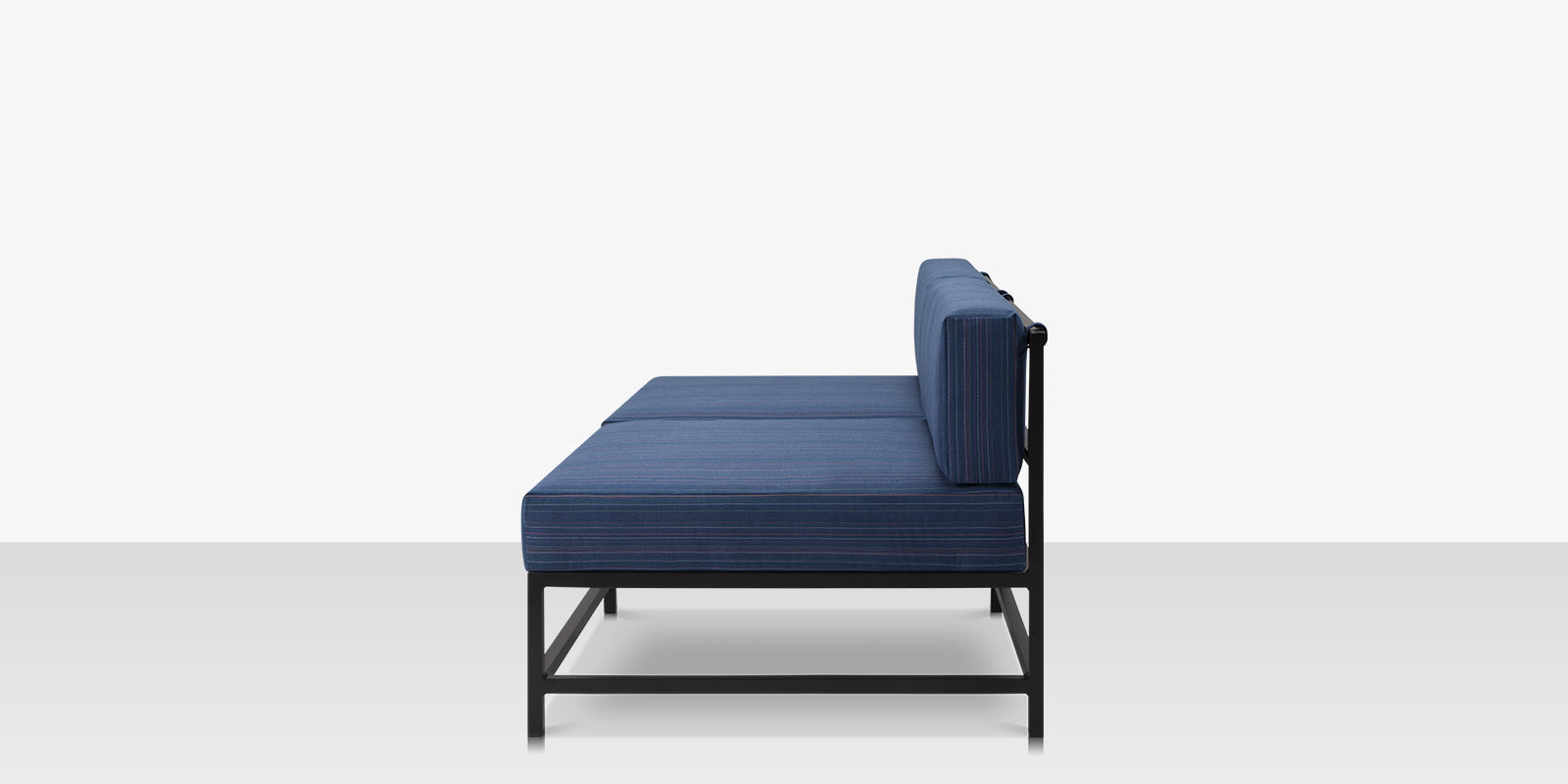 DecoScape Delano Aluminum Outdoor Armless Loveseat