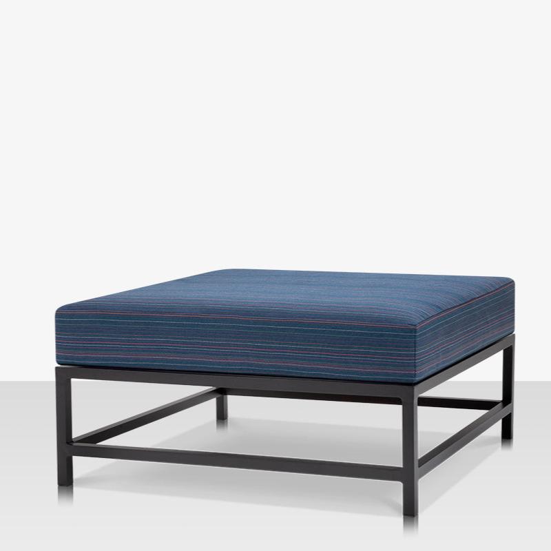 DecoScape Delano Aluminum Outdoor Ottoman (Square)