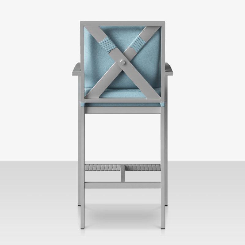DecoScape Dynasty Aluminum Outdoor Bar Armchair