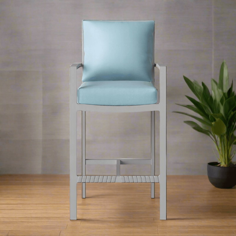 DecoScape Dynasty Aluminum Outdoor Bar Armchair