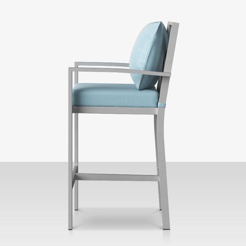 DecoScape Dynasty Aluminum Outdoor Bar Armchair