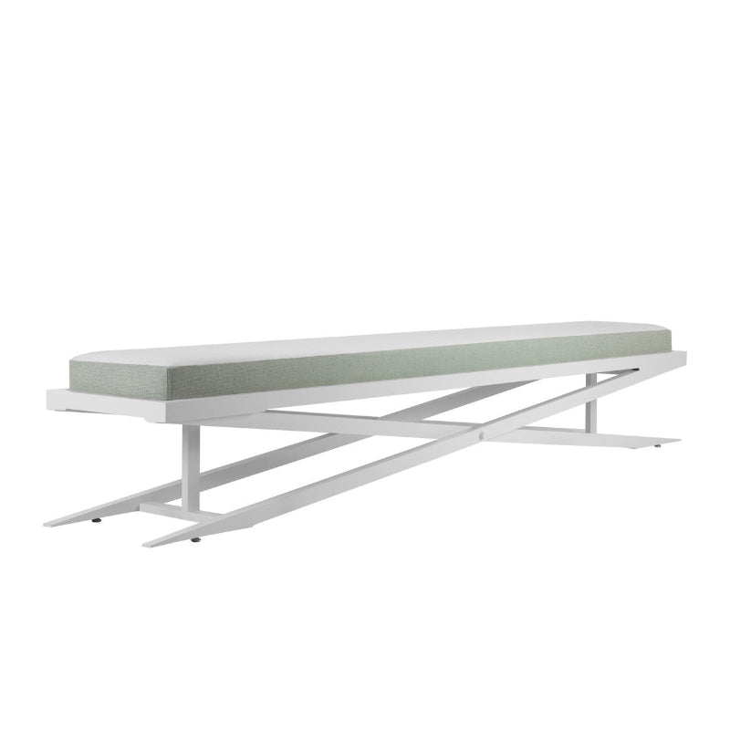DecoScape Dynasty Aluminum Outdoor 120-Inch Bench