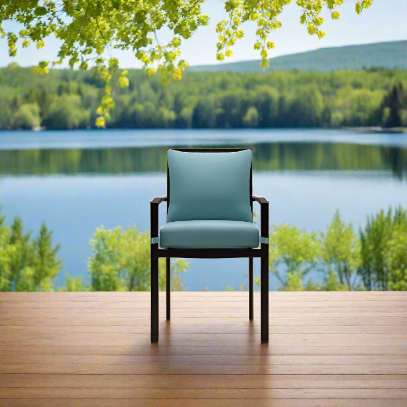 DecoScape Dynasty Aluminum Outdoor Dining Armchair
