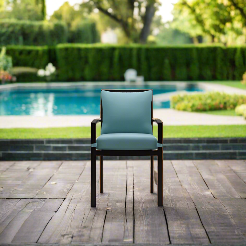 DecoScape Dynasty Aluminum Outdoor Dining Armchair