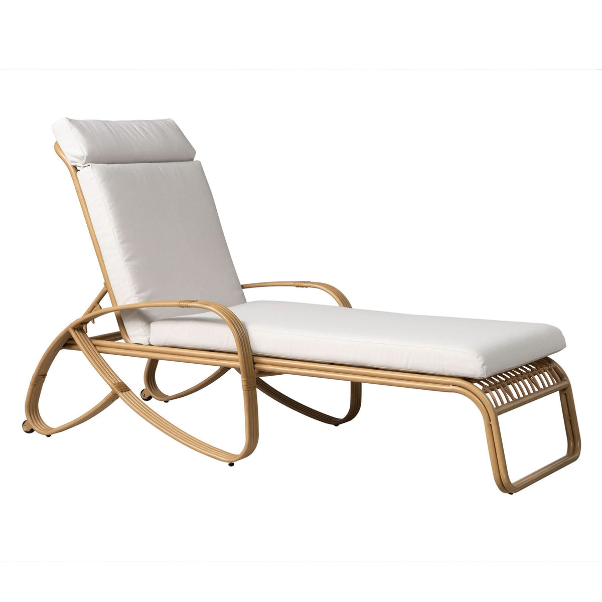 Lloyd Flanders Riviera Aluminum Outdoor Chaise Lounge